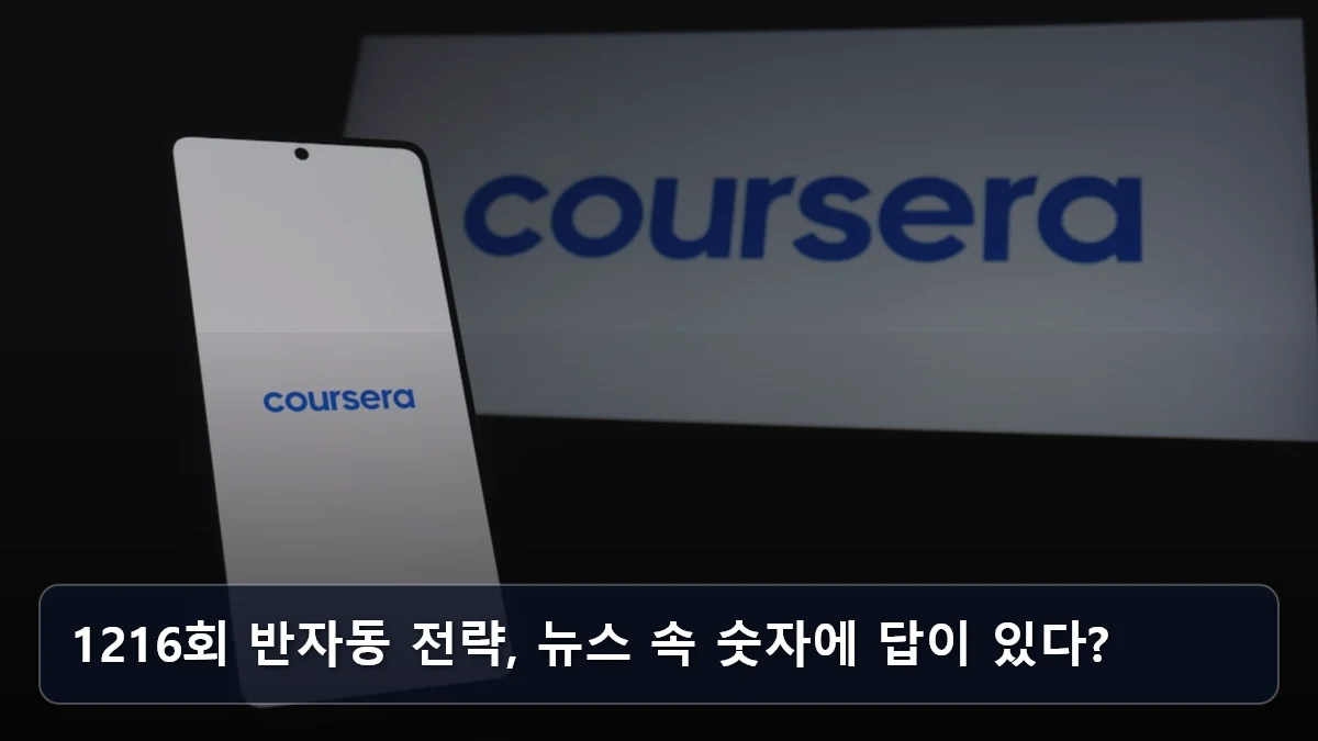 1216회 반자동 전략, 뉴스 속 숫자에 답이 있다? 관련 이미지