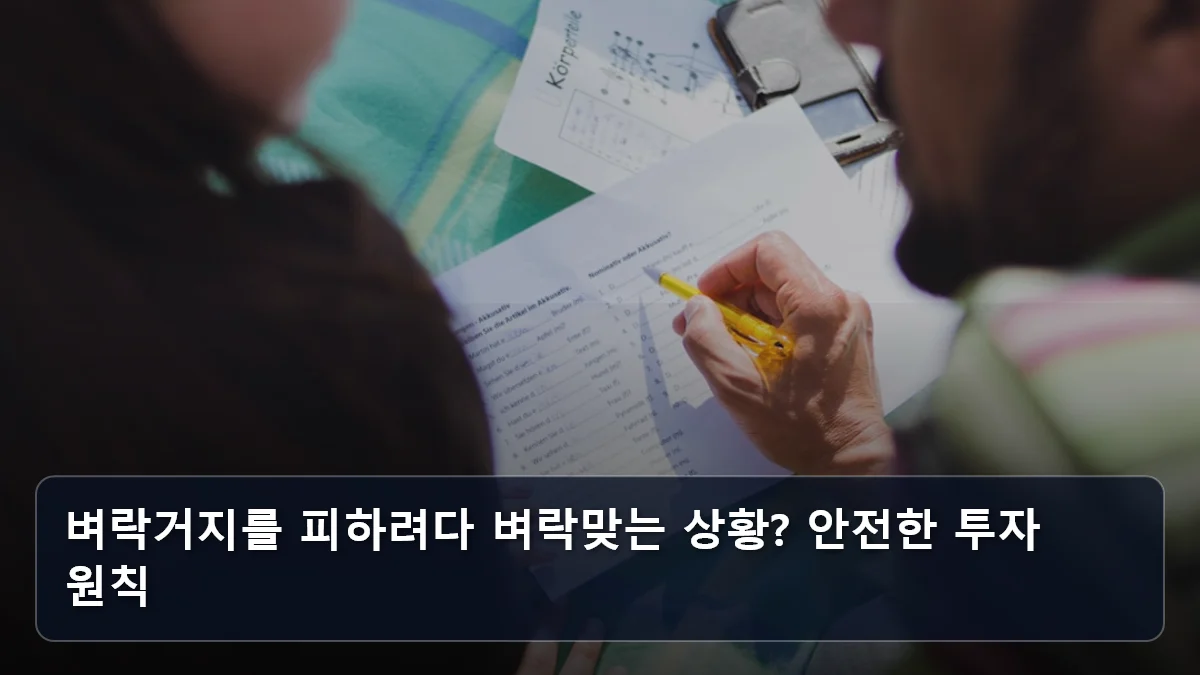 벼락거지를 피하려다 벼락맞는 상황? 안전한 투자 원칙 관련 이미지