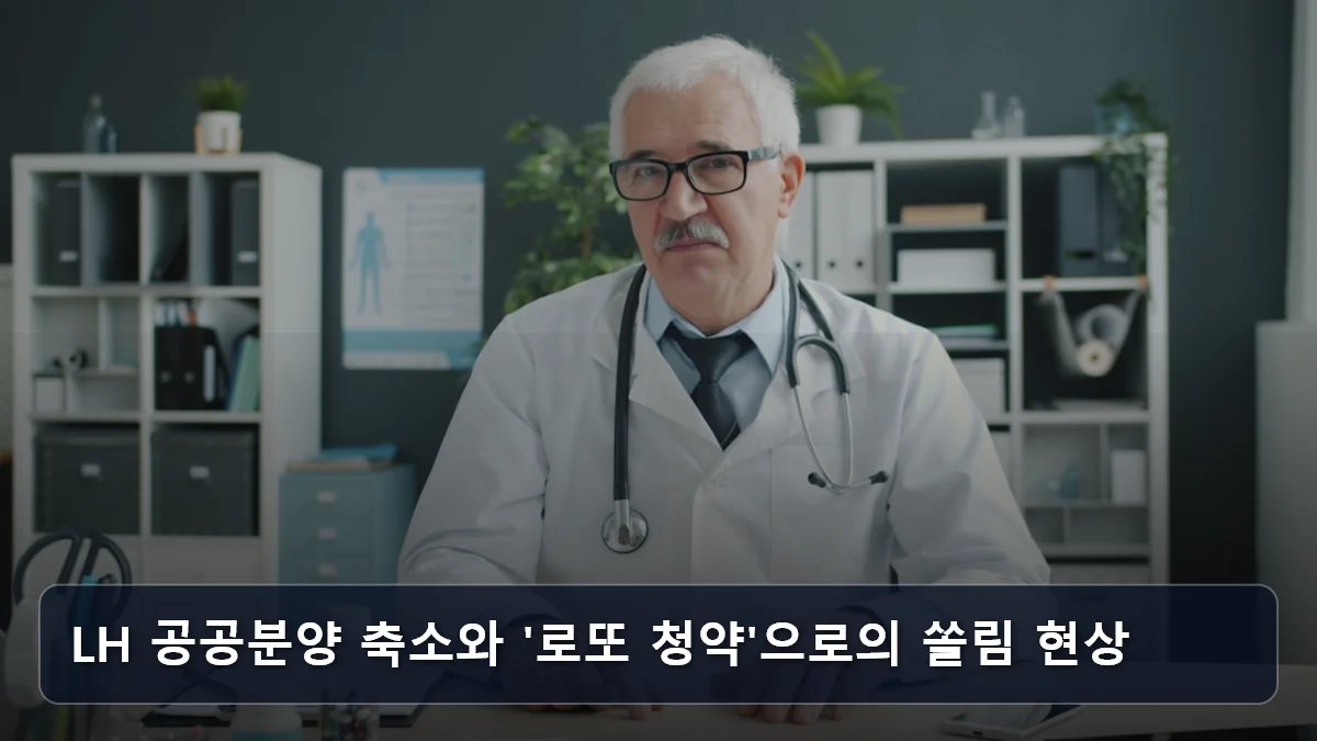 LH 공공분양 축소와 '로또 청약'으로의 쏠림 현상 관련 이미지