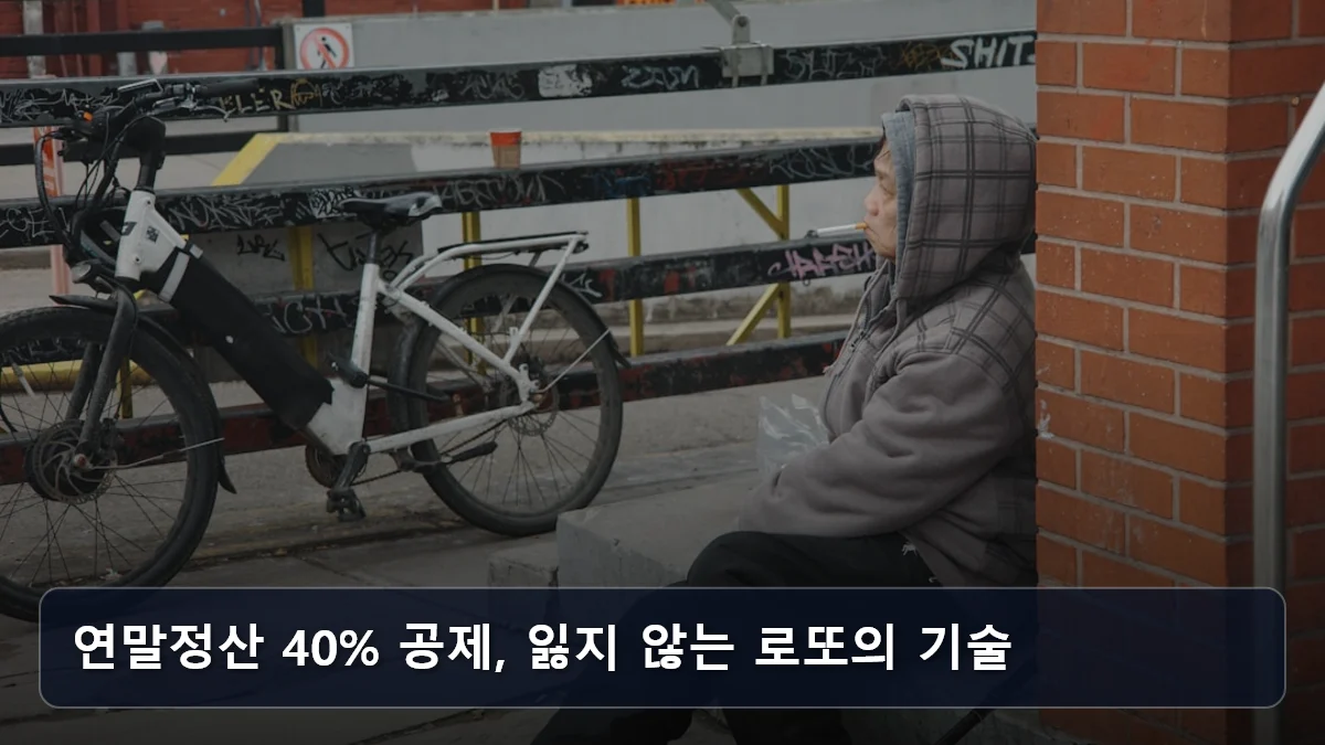 연말정산 40% 공제, 잃지 않는 로또의 기술 관련 이미지
