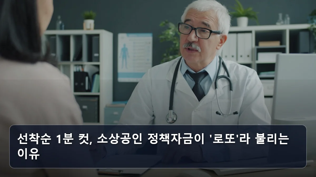선착순 1분 컷, 소상공인 정책자금이 '로또'라 불리는 이유 관련 이미지