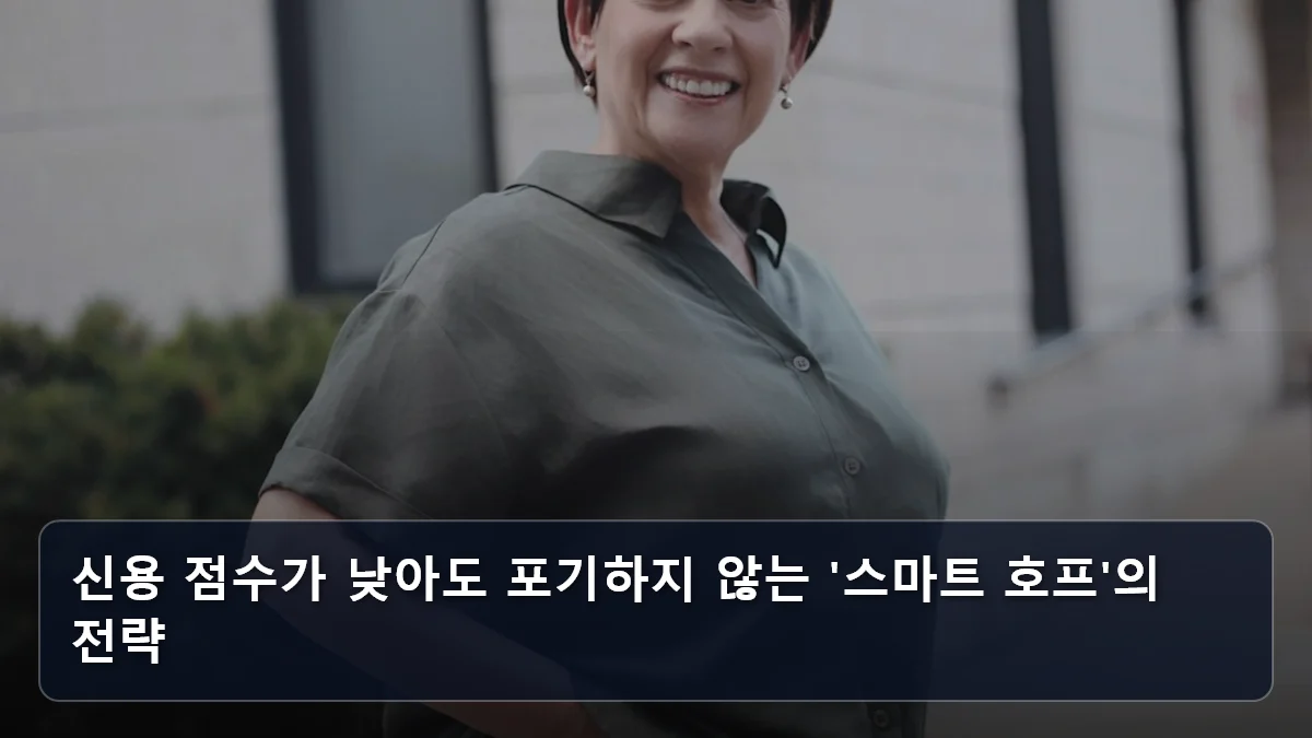 신용 점수가 낮아도 포기하지 않는 '스마트 호프'의 전략 관련 이미지