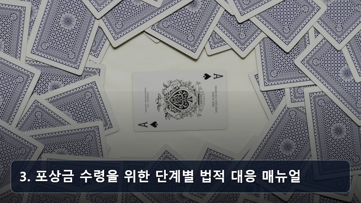 3. 포상금 수령을 위한 단계별 법적 대응 매뉴얼 관련 이미지