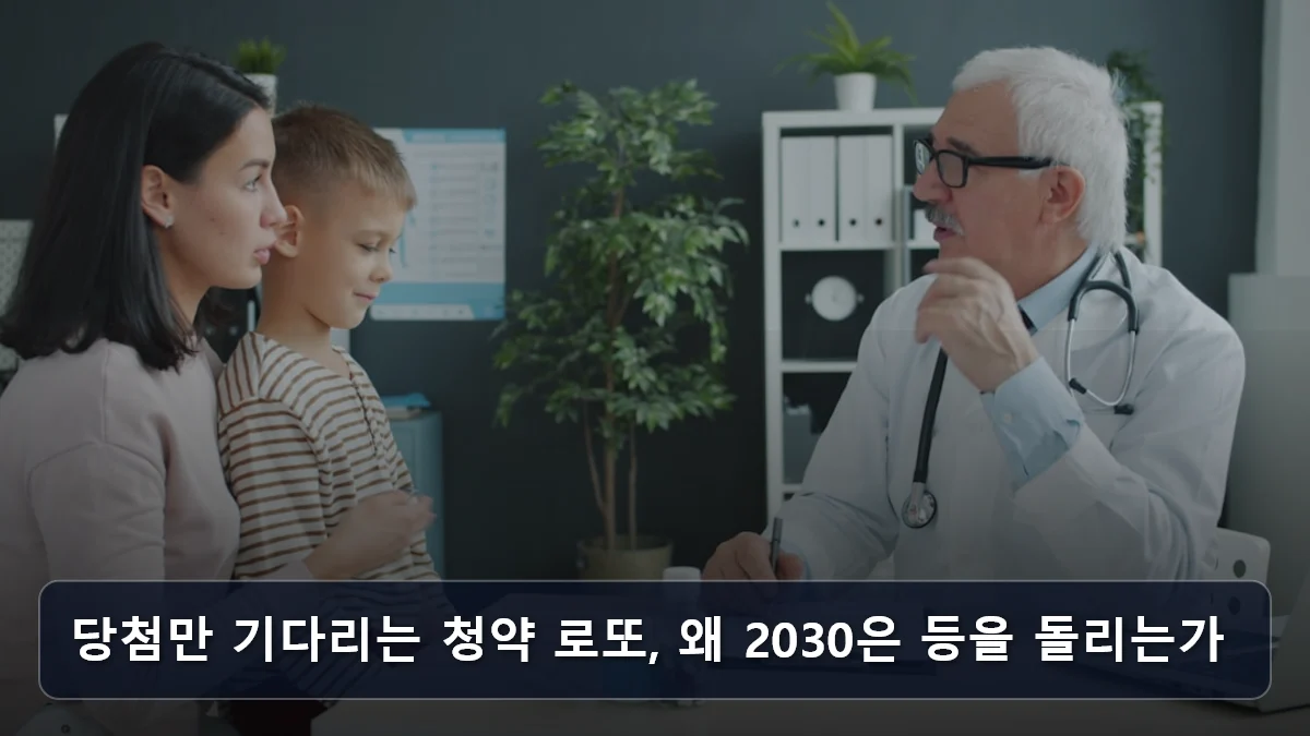 당첨만 기다리는 청약 로또, 왜 2030은 등을 돌리는가 관련 이미지