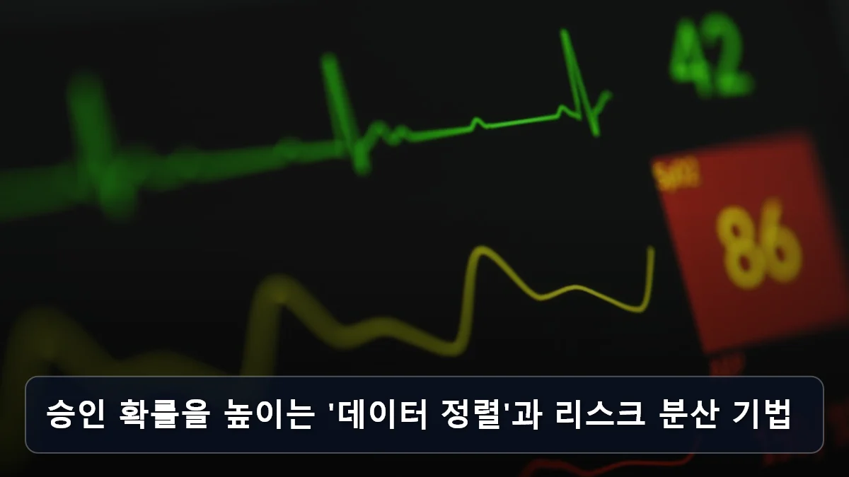 승인 확률을 높이는 '데이터 정렬'과 리스크 분산 기법 관련 이미지