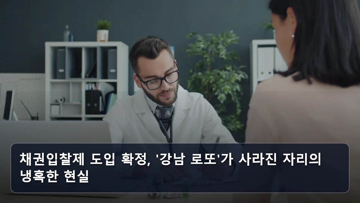 채권입찰제 도입 확정, '강남 로또'가 사라진 자리의 냉혹한 현실 관련 이미지