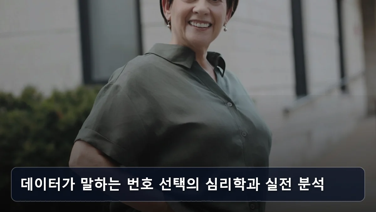 데이터가 말하는 번호 선택의 심리학과 실전 분석 관련 이미지