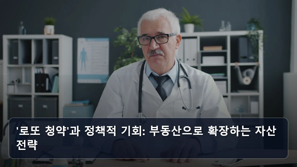 '로또 청약'과 정책적 기회: 부동산으로 확장하는 자산 전략 관련 이미지