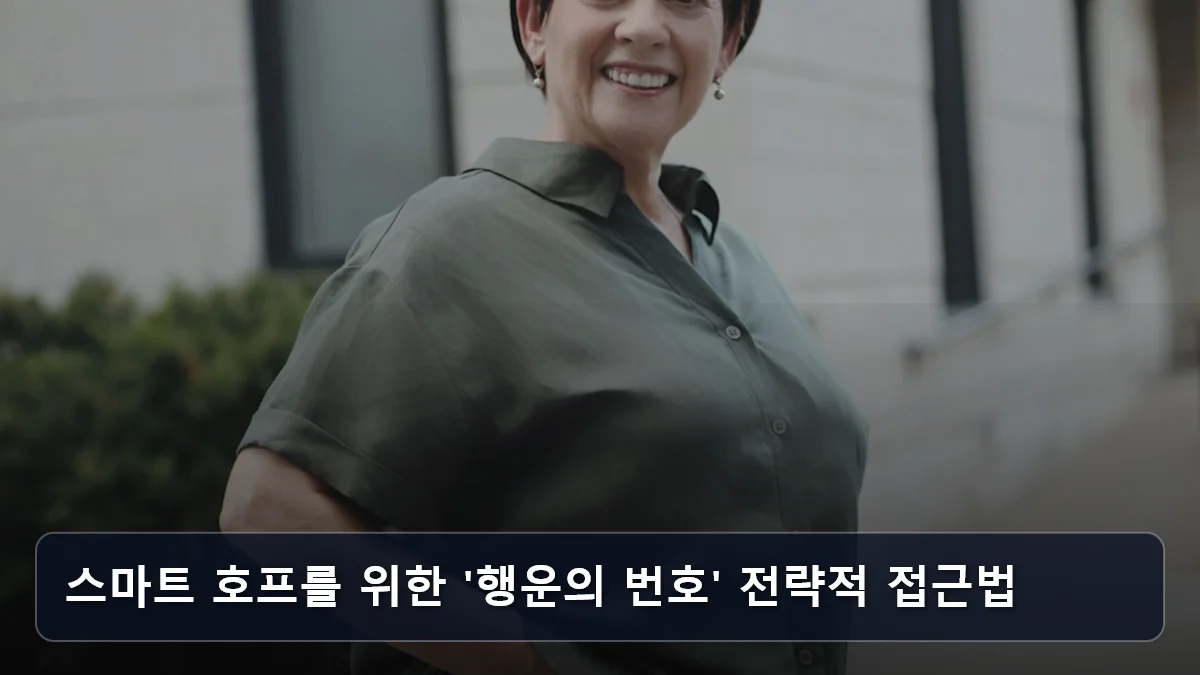 스마트 호프를 위한 '행운의 번호' 전략적 접근법 관련 이미지