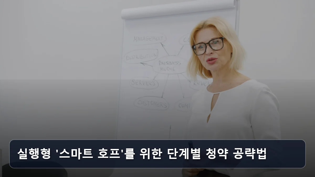 실행형 '스마트 호프'를 위한 단계별 청약 공략법 관련 이미지