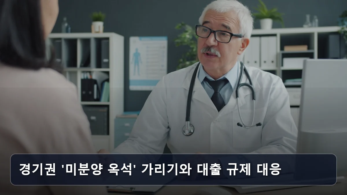 경기권 '미분양 옥석' 가리기와 대출 규제 대응 관련 이미지