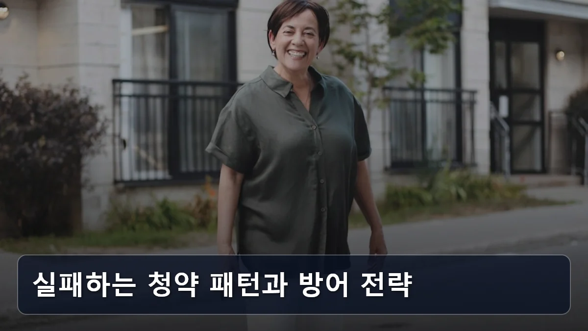 실패하는 청약 패턴과 방어 전략 관련 이미지