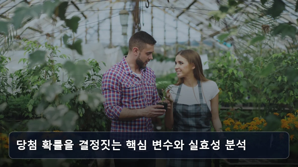 당첨 확률을 결정짓는 핵심 변수와 실효성 분석 관련 이미지