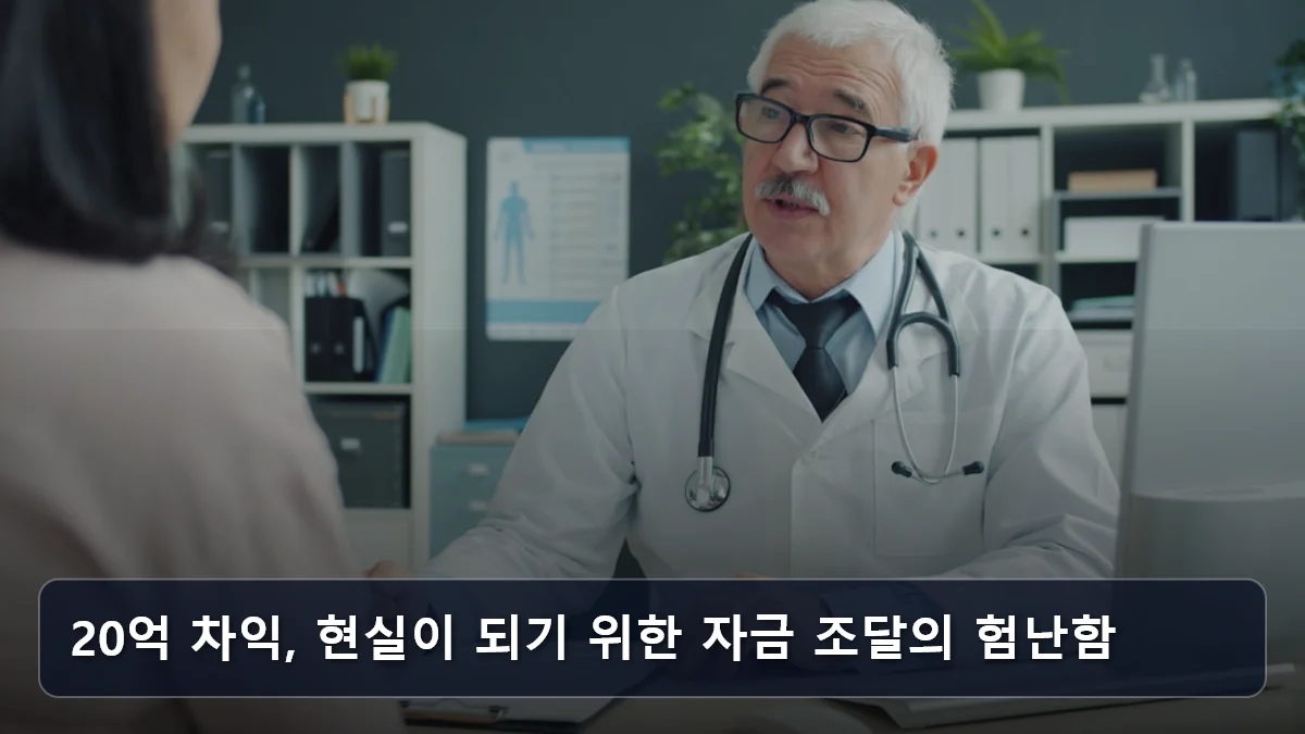 20억 차익, 현실이 되기 위한 자금 조달의 험난함 관련 이미지