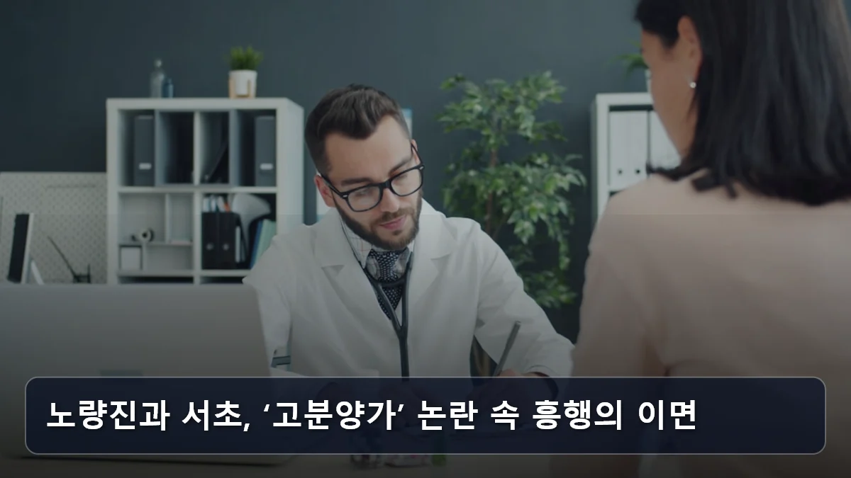 노량진과 서초, ‘고분양가’ 논란 속 흥행의 이면 관련 이미지