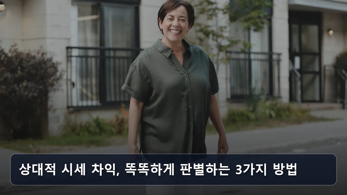 상대적 시세 차익, 똑똑하게 판별하는 3가지 방법 관련 이미지