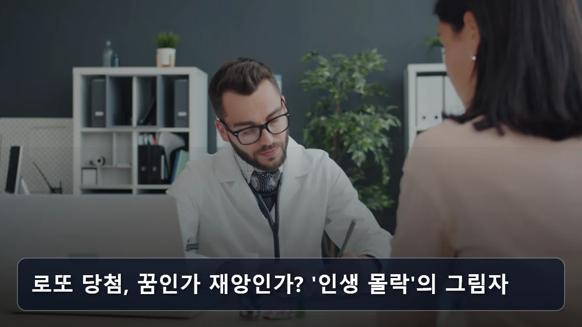 로또 당첨, 꿈인가 재앙인가? '인생 몰락'의 그림자 관련 이미지
