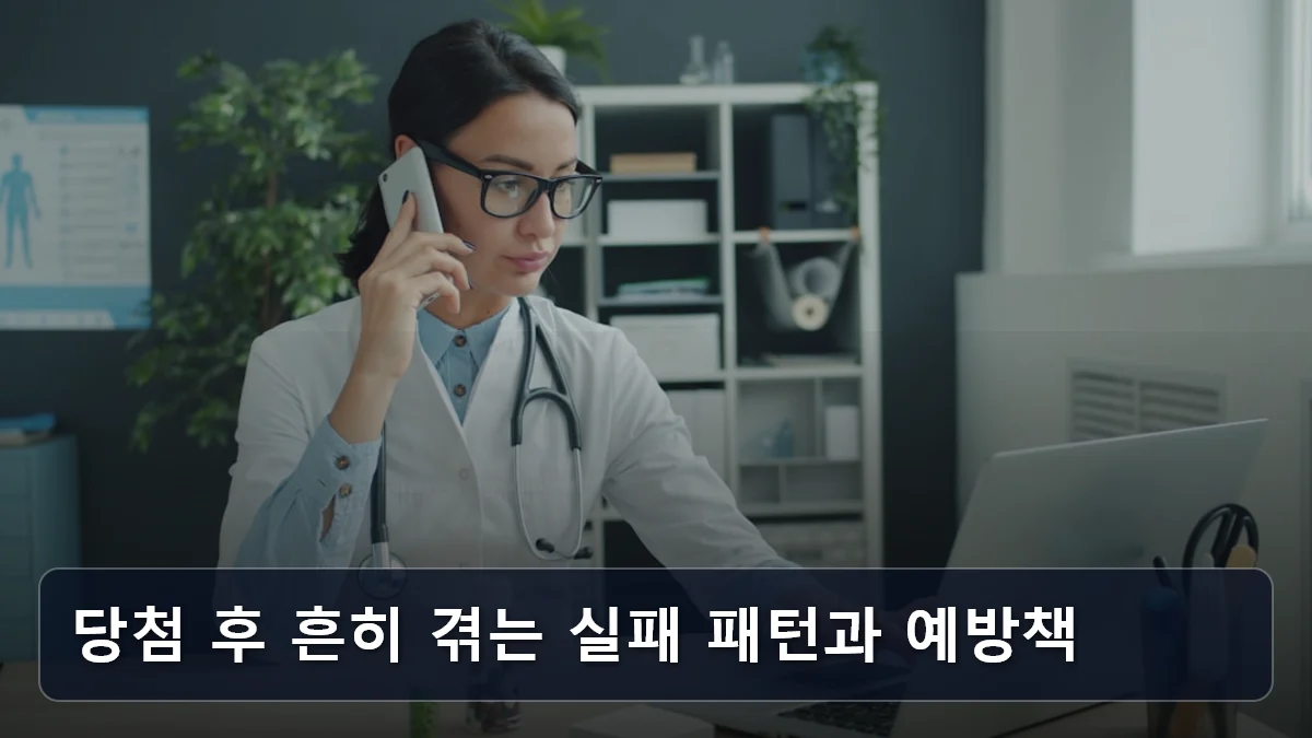 당첨 후 흔히 겪는 실패 패턴과 예방책 관련 이미지