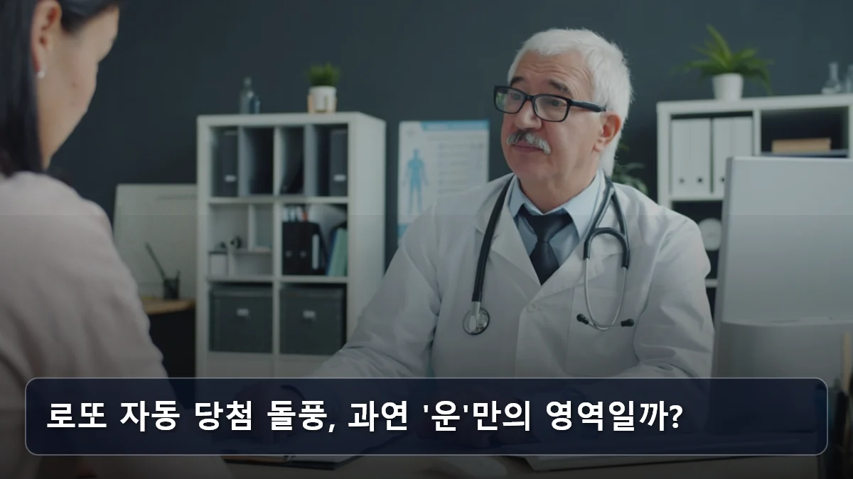 로또 자동 당첨 돌풍, 과연 '운'만의 영역일까? 관련 이미지