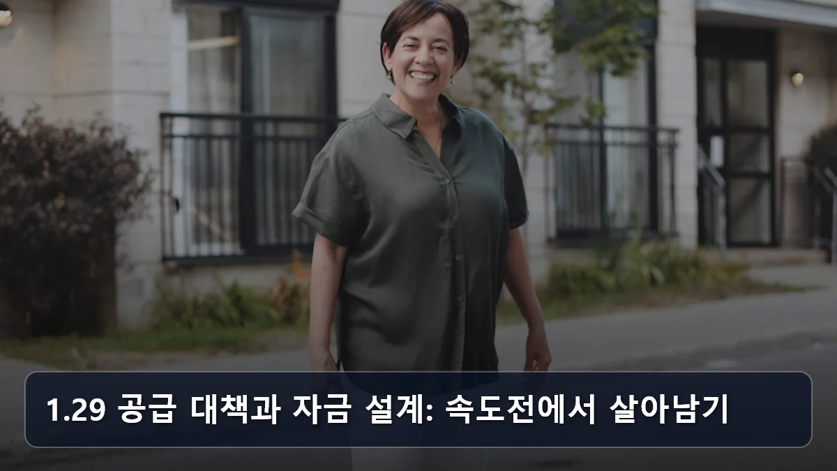 1.29 공급 대책과 자금 설계: 속도전에서 살아남기 관련 이미지