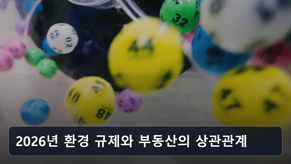 2026년 환경 규제와 부동산의 상관관계 관련 이미지