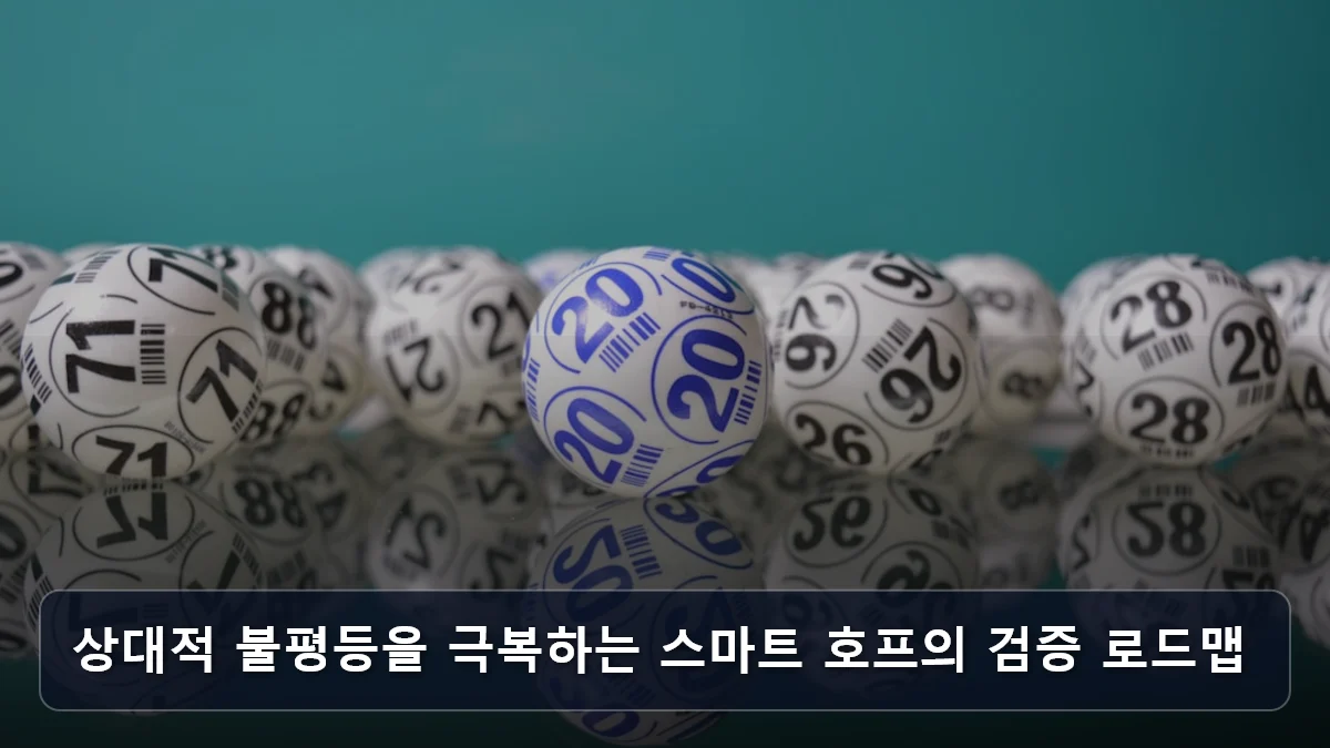 상대적 불평등을 극복하는 스마트 호프의 검증 로드맵 관련 이미지
