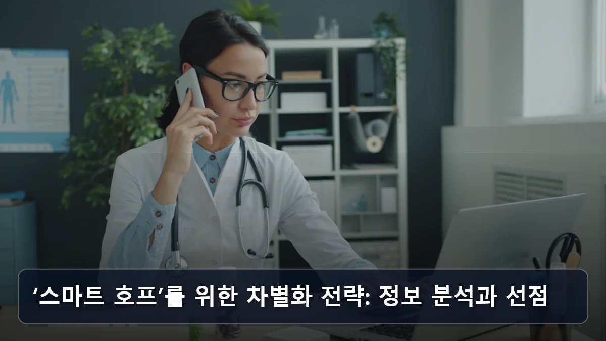 ‘스마트 호프’를 위한 차별화 전략: 정보 분석과 선점 관련 이미지