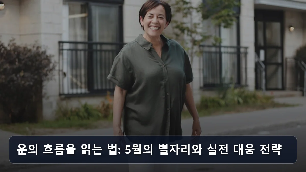 운의 흐름을 읽는 법: 5월의 별자리와 실전 대응 전략 관련 이미지